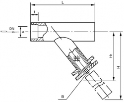 SRYⅣ承插焊連接Y型過濾器 PN10.0MPa